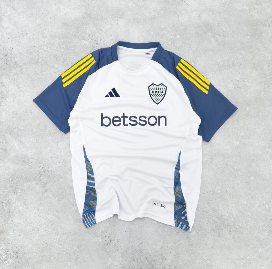 Remera entrenamiento Boca Juniors Blanca